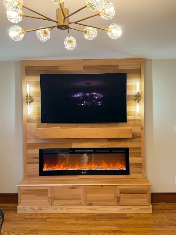 Fireplace & Media Wall